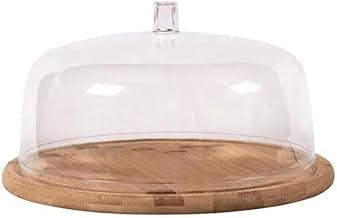 Ou Boleira Plana 27,5cm com Cúpula Transparente Linha Sense