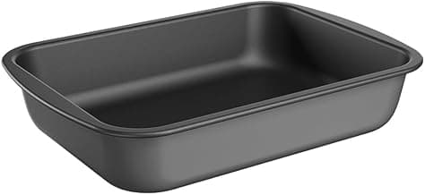 Assadeira Retangular Funda 33, 5x24x6, 1cm-grafite Brinox Formas E Assadeiras Grafite