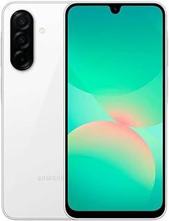 Samsung Celular Galaxy A26 5G 256GB, 8GB RAM, Câmera de 50MP, IP67, Tela Super AMOLED 6.7", NFC (Branco)