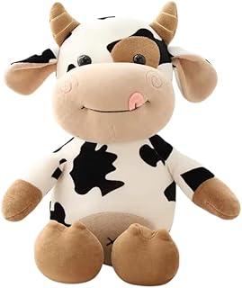 Vaca de Pelucia Mimosa Malhada Decoracao Animal da Fazenda 25cm - HAS BRASIL