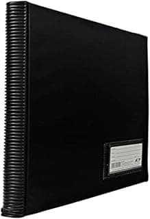 Pasta catálogo Ofício 245x335mm 100 envelopes 0,12 preta 4 parafusos 1 unid - ACP com 10.01% de desconto por R$ 57,01 na amazon