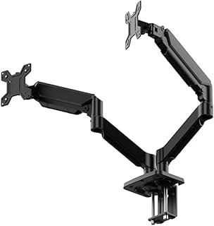 Suporte Para Dois Monitores Articulado Duplo Aguenta Até Nove Quilos Aço Reforçado setup Profissional Compatível com 17" - 32" PREMIUM DUPIN