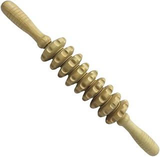 Luiggi Presentes® Massageador de Madeira para Massagem Corporal - Alívio Anti Stress Shiatsu Maderoterapia - Redução Tensão Muscular Alívio Dor Fisioterapia