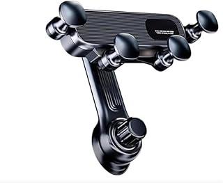 Suporte Celular Veicular Universal Premium para Saída de Ar; Rotação 360°, Simples Instalação, Antiderrapante, Compatível com GPS, Viagem, Chamadas, Aplicativos - 1 Geração