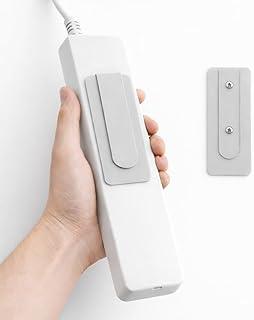 Suporte Universal para Filtro de Linha, Roteador e Modem, Organização de Cabos, Fixação com Dupla Face 3M, Encaixe Preciso, Resistente e Seguro (Kit com 4)