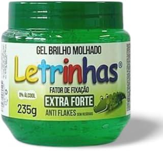 Gel Fixador Brilho Molhado Verde Pote 235 gr (LETRINHAS)