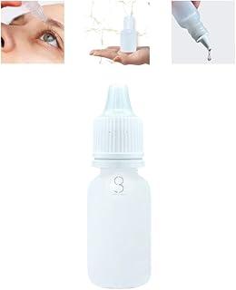 10 Frascos Conta Gotas Plástico 10ml Tampa Lacre