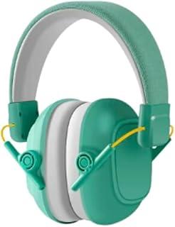 Protetor Auricular Infantil, Abafador de Ruídos para Autismo, Fone Anti-Ruído, Verde