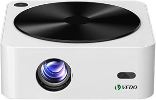 Projetor 4K 1080P Android 9.0 Projetor 12000 Lumens 5G WiFi BT5.0 Home Theater Autofoco Digital, Auto Correccao Trapezoide