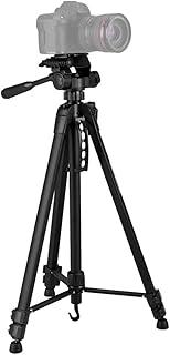 Tripé Fotográfico Profissional De 1,80M Câmera Filmadora Com Suporte Para Celular Compatível Com Canon Nikon Gravação Podcast Lives Anti Derrapante Emborrachado Com Bolsa De Transporte PREMIUM ONYK