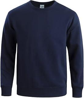 Moletom Masculino de Frio Liso Gola Careca Flanelado e Macio