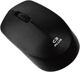C3Tech Mouse Sem Fio Preto M-W17BK - Wifi 2.4GHz, alcance 12m, Ambidestro, 3 Botões,1200DPI, Windows, MAC OS, LINUX, CHROME OS