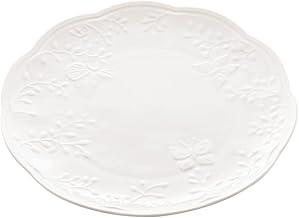 LYOR - Prato Raso de Porcelana New Bone Butterfly Flower 26,5cm x 27cm x 2,5cm