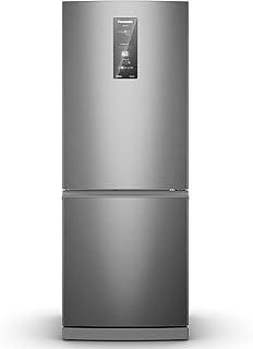 Refrigerador Bottom Freezer Panasonic Inverter de 02 Portas Frost Free com 475 Litros Aço Escovado - NR-BB64PV2X