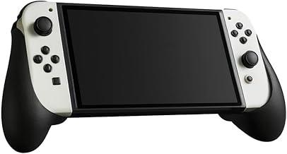 Suporte de Controle para Nintendo Switch e Switch OLED, Joystick, Grip, Anatômico, Manete, Leve e Resistente (Pretoo)