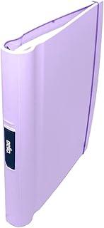 Fichário de PVC 4 Argolas Lilás Pastel + Estojo - 01 Kit, Dello, 5022LP.0006, Multicolor