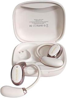 Fone de Ouvido Bluetooth Open-Ear Peining com Tradução por IA, Som Imersivo, Microfone Integrado, Design Ergonômico e Bateria de Longa Duração (Fones Pretos)