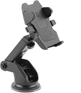 Suporte Veicular Premium AutoLock Articulável 360°, com Base Ventosa; para Painel ou Para-brisa, Universal para Smartphone, GPS, Viagem - 3° Geração