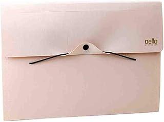 Dello 6094W.0012, Pasta Sanfonada A4 Executive com 12 Divisorias, Rosa