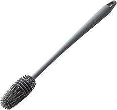 Escova de Silicone com Cabo Longo para Garrafas e Mamadeiras Flexível Higiênica Não Risca Alta Durabilidade