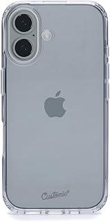 Customic Capinha Case Capa para Celular iPhone 16 (6.1"), Impactor Clear Anti Impacto Proteção Militar 2 metros contra quedas, Antiamarelamento, Transparente