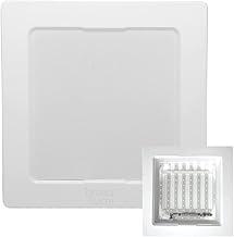 Painel Com Placa de Led Taschibra 18W Lys Quadrado Embutir Bivolt 3000K Amarelo Quente