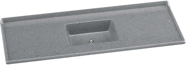 Pia de Cozinha Mármore Sintético 150x55cm Multimóveis Cr20481 Cinza