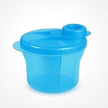 Pote Dosador 3 Compartimentos Com Divisória Removível, Portátil e Seguro (Azul)