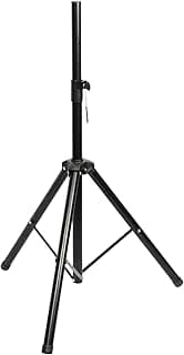 Suporte Para Caixa Som Retrátil Tripé Reforçado Aço Polyvox