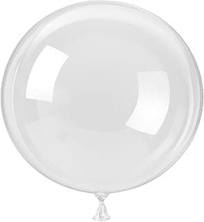 Kit Balao Bubble Transparentes, 10 Polegadas, 50 Unidades