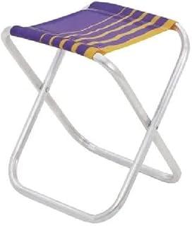 Banco de Praia Tramontina Fiji em Alumínio com Assento Roxo e Amarelo