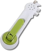 Abridor Universal 8 em 1, Utensílio Multifuncional para Cozinha, Garrafas e Latas, Abridor de Potes, Antiderrapante, Branco e Verde (BRANCO)