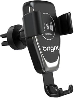 Bright, Carregador sem Fio Veicular com Suporte 2 em 1, Suporte com 3 Posições, Ajuste de Posição, Entrada - 5V / 9V, Potência Máxima 18W, Saídas - 10W / 5W e 7,5W, Mantém Seu Celular Sempre Carregado com 10% de desconto por R$ 85,41 na amazon