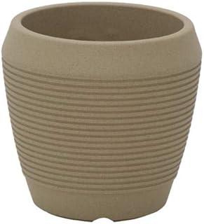 Vaso Tramontina Egípcio em Polietileno Granito Areia 29 cm