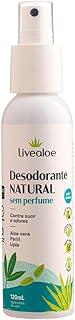 LiveAloe Desodorante Natural Sem Perfume 120Ml