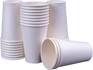 Copo Branco de Papel Biodegradável 200ml - 100 Unidades para Bebidas Quentes e Frias, Ecológico e Prático