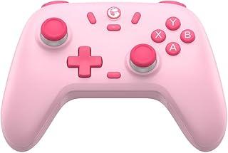 GameSir Nova Lite 2.4g Controller for PC, Steam, Switch, iOS and Android devices, Wireless Gaming Gamepad with Hall Effect Joysticks, Turbo Function - （pink）