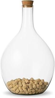 【Cozena】Garrafão De Vidro Decorativo Porta Rolha Cristal 30 Lts Piso