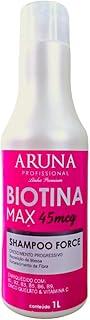 Shampoo Force Biotina Max 1L Aruna Cosméticos – Crescimento Acelerado, Fortalecimento e Nutrição Profunda
