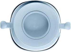 LYOR - Bowl com Tampa e Ventosa Baby Elefante Azul Plástico