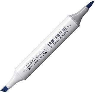 COPIC Marcador Sketch Ponta Dupla Redonda e Chanfrada, Cor B04 Tahitian Blue, 1 unidade
