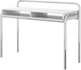 Escrivaninha Branca Tubos Cromados Carraro