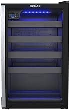 Adega Venax 24 Garrafas Preto Piubella 127V