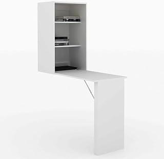 Escrivaninha Articulável com Armário de Parede Multimóveis Cr30003 Branca