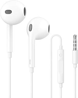 Fone de Ouvido com Fio, Intra-Auricular, Graves Potentes, Som Nítido (branco)