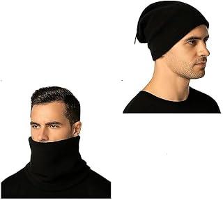 Kit 3 M?scaras balaclava cachecol, flanelado, Prote??o UV50, Unissex, Preto, para Pesco?o, Corrida, Ciclismo e Moto