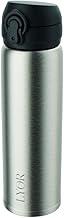 LYOR - Garrafa Térmica Dupla Parede de Aço Inox Com Tampa Flip 410ml