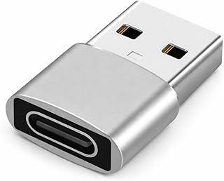 Adaptador USB-C Fêmea para USB 2.0 Macho, Conversor Tipo C para USB-A, Transferência de Dados e Carregamento