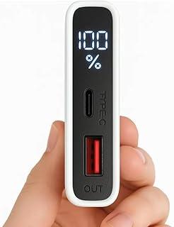 Power Bank 10000 mAh, Carregador Portátil Turbo 22,5W, Display de Led Indicador de Bateria, Entrada USB e Tipo C, Tecnologia Power Delivery, Carregamento Super Rápido - Max-0561 (Preto ou Branco)