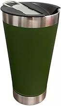 Copo Térmico Com Tampa e Abridor 473ml Qualidade Frio e Quente – Sem Estampa - TYDA (VERDE MILITAR)